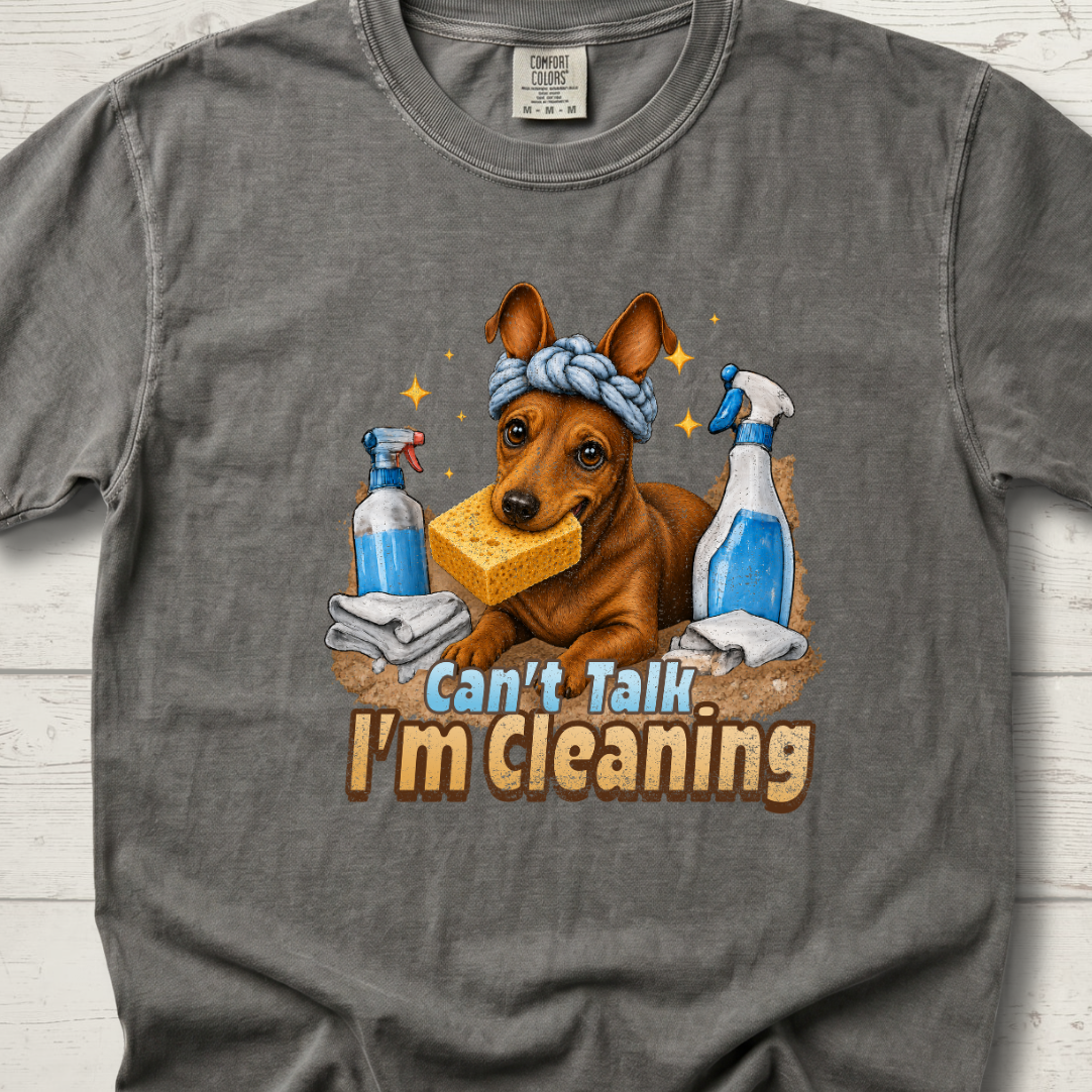 Can’t Talk, I’m Cleaning – Tillie Edition
