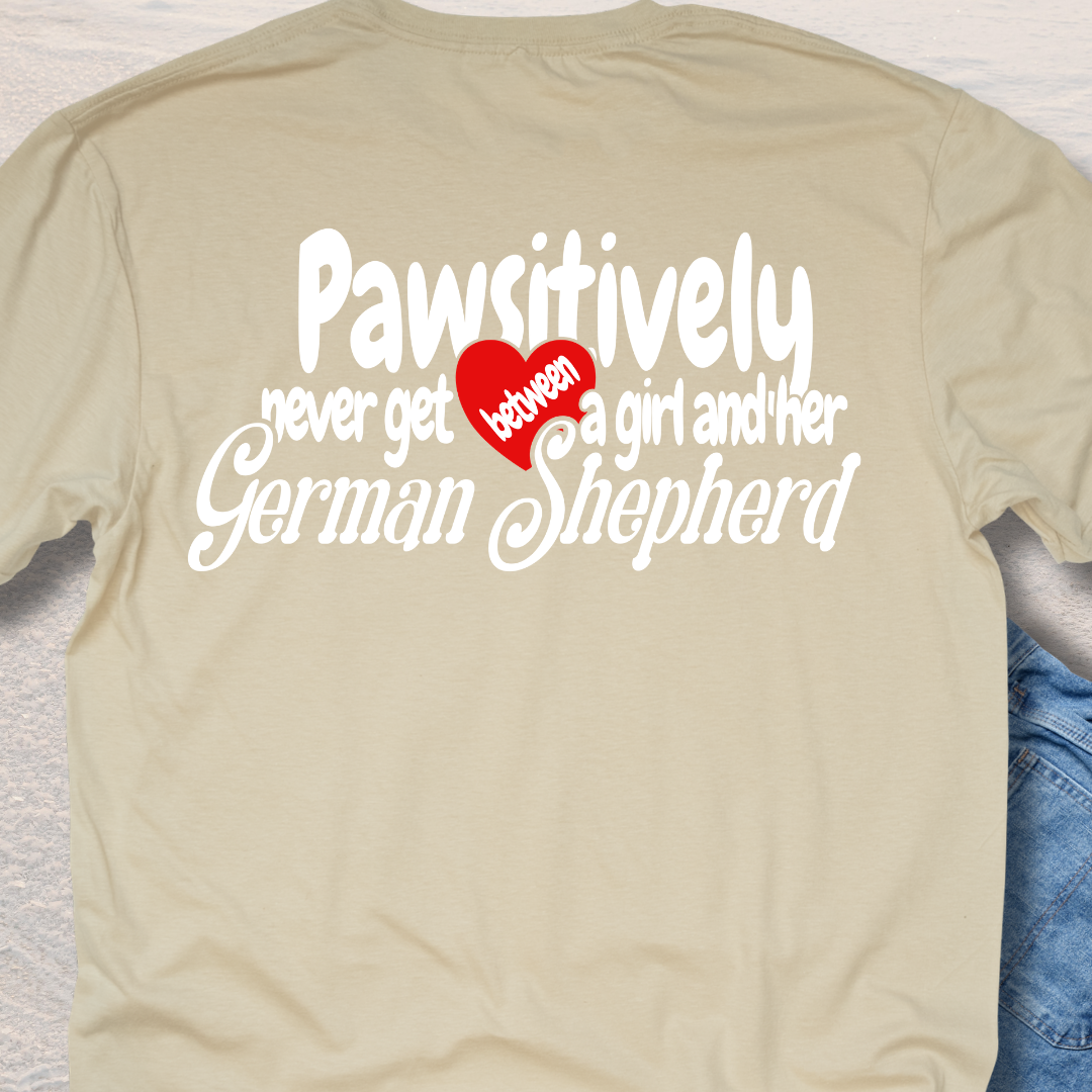 A Girl & Her German Shepard T-Shirt