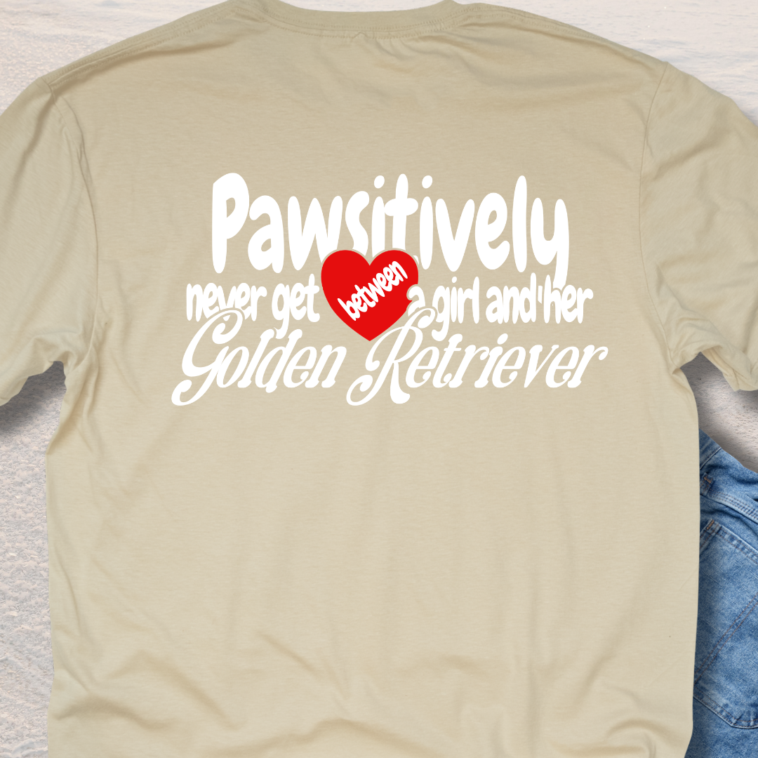 A Girl & Her Golden Retriever T-Shirt