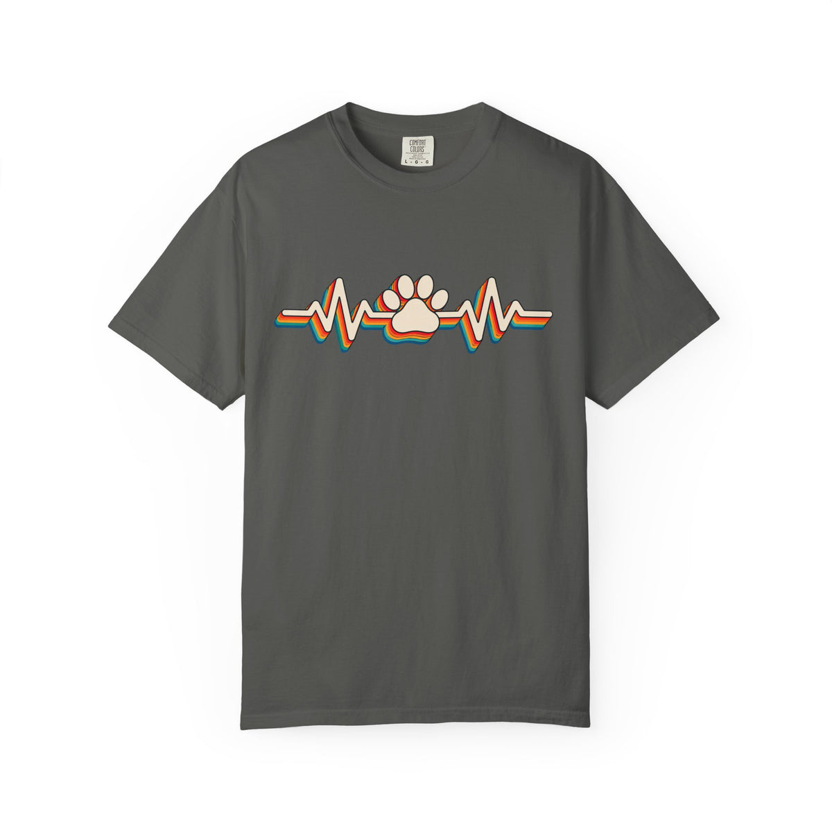 Retro Rainbow Heartbeat