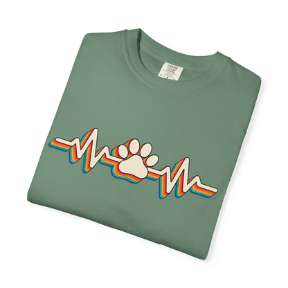 Retro Rainbow Heartbeat