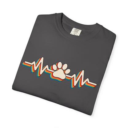 Retro Rainbow Heartbeat