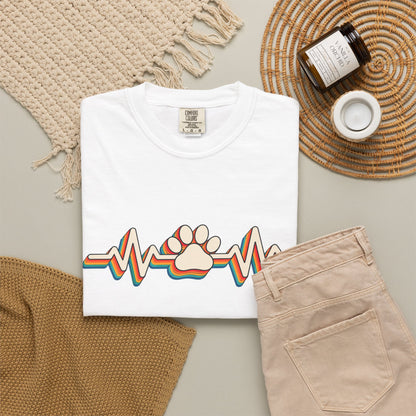 Retro Rainbow Heartbeat