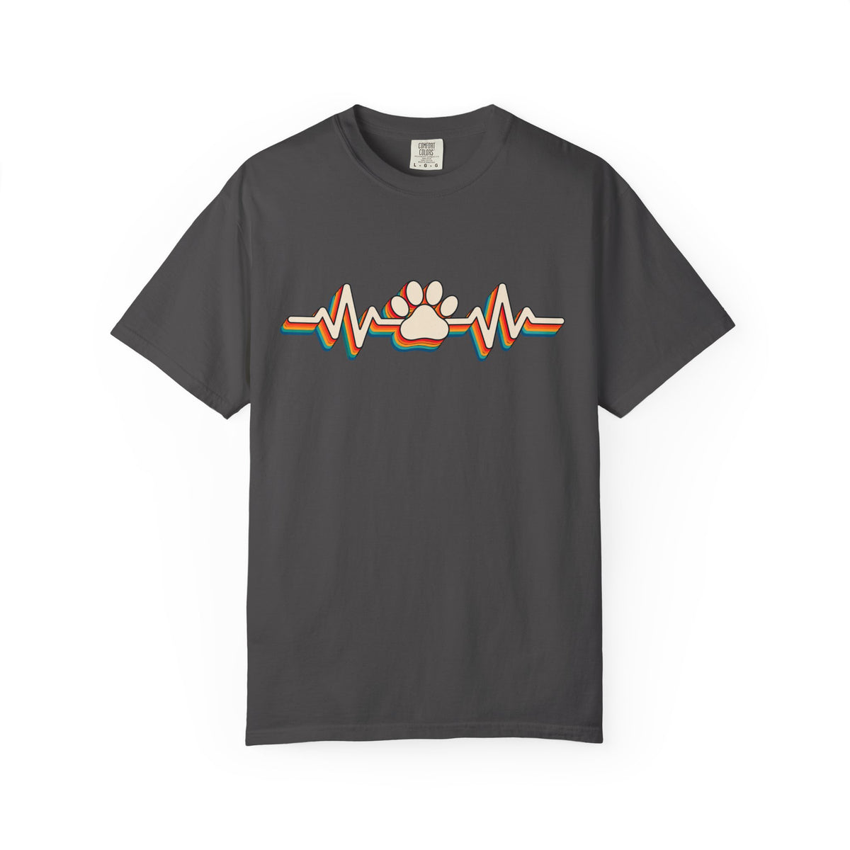 Retro Rainbow Heartbeat