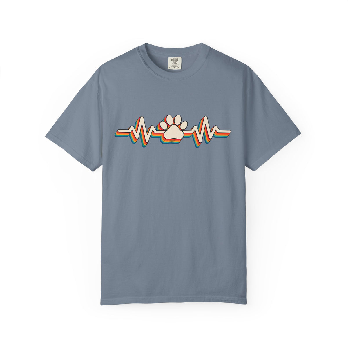 Retro Rainbow Heartbeat