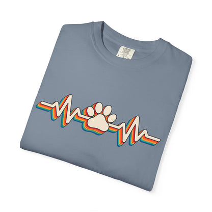 Retro Rainbow Heartbeat