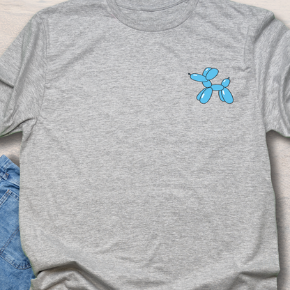 Blue Balloon Puppy - Fun Dog Lover T-Shirt