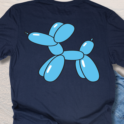 Blue Balloon Puppy - Fun Dog Lover T-Shirt