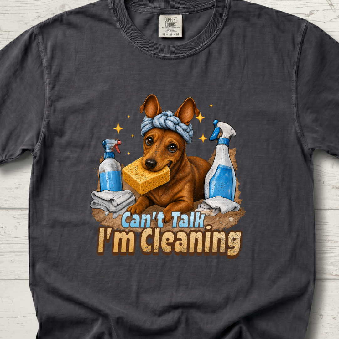Can’t Talk, I’m Cleaning – Tillie Edition