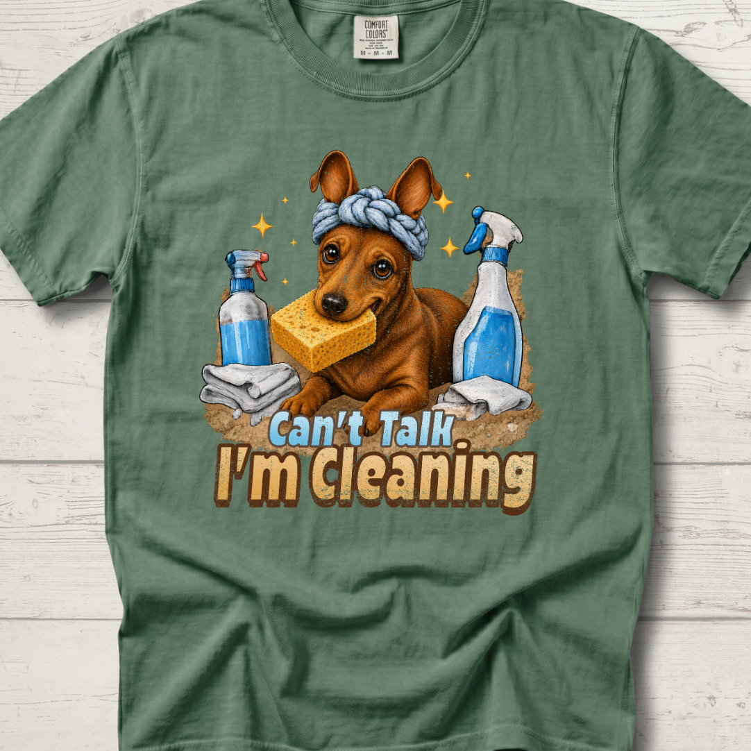 Can’t Talk, I’m Cleaning – Tillie Edition