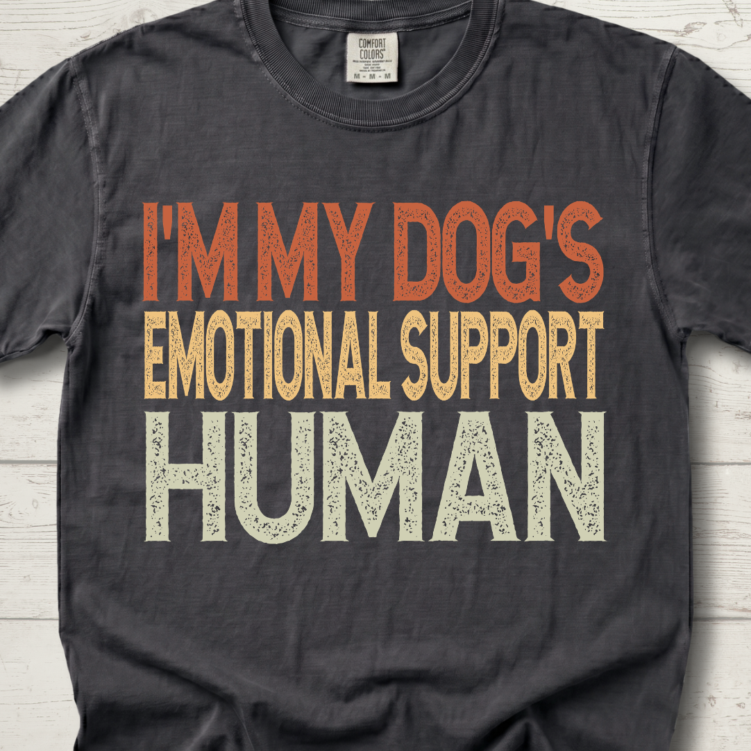 Dogs Emotional Support Human T-Shirt