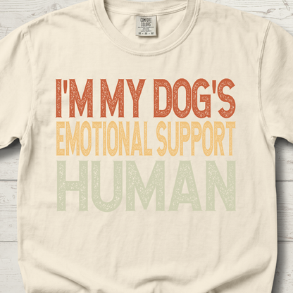 Dogs Emotional Support Human T-Shirt