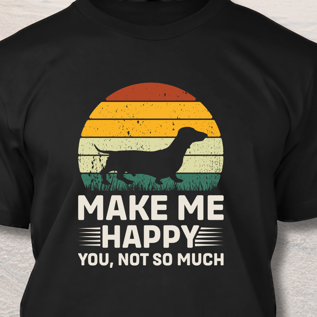 Dogs Make Me Happy T-Shirt