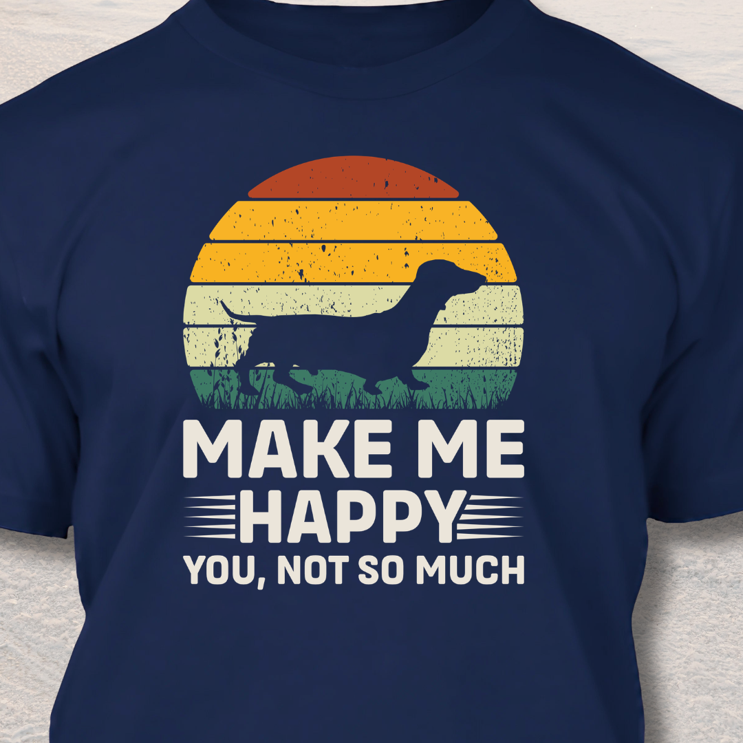 Dogs Make Me Happy T-Shirt