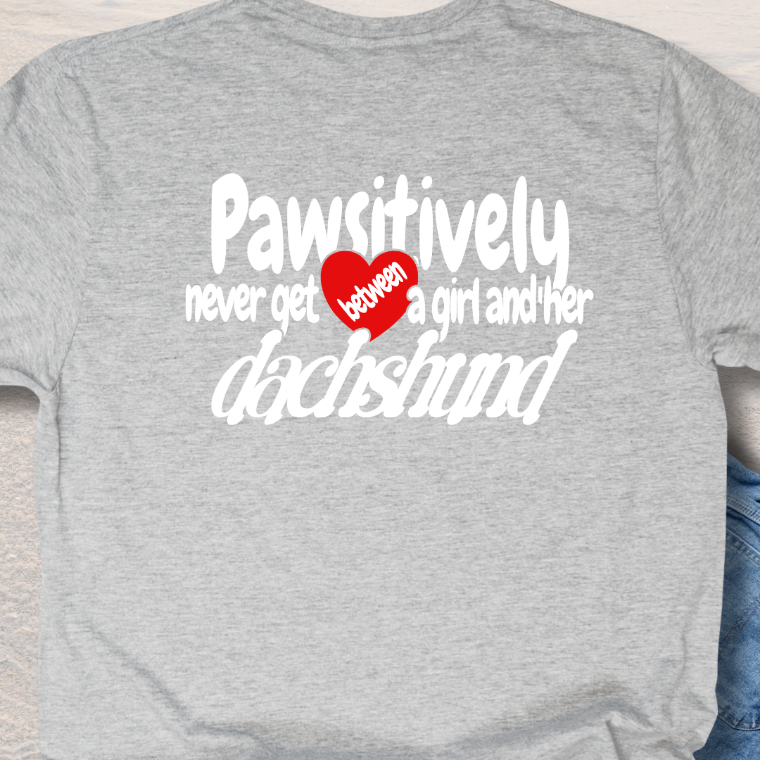 A Girl & Her Dachshund T-Shirt