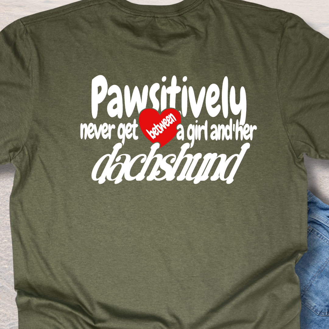 A Girl & Her Dachshund T-Shirt