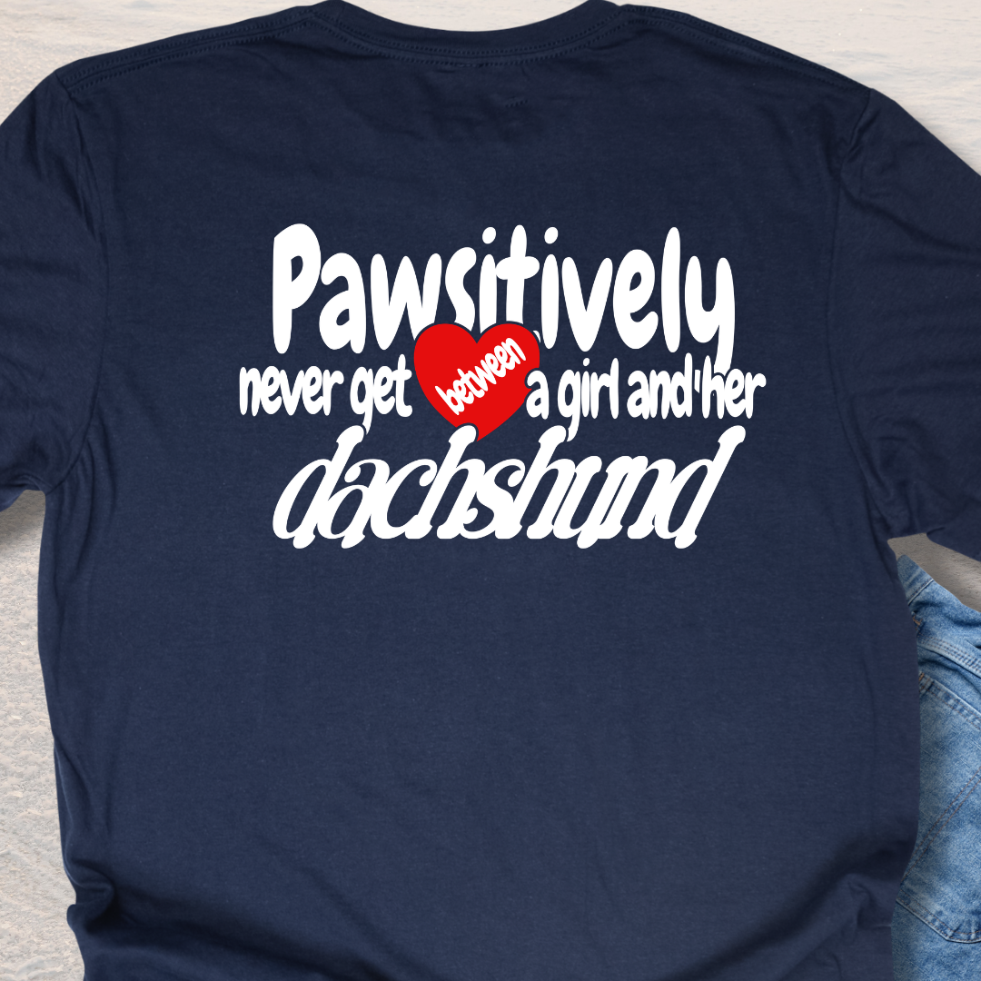 A Girl & Her Dachshund T-Shirt