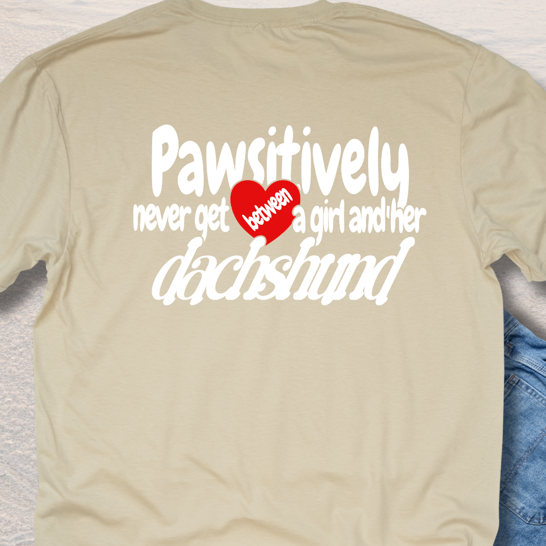 A Girl & Her Dachshund T-Shirt