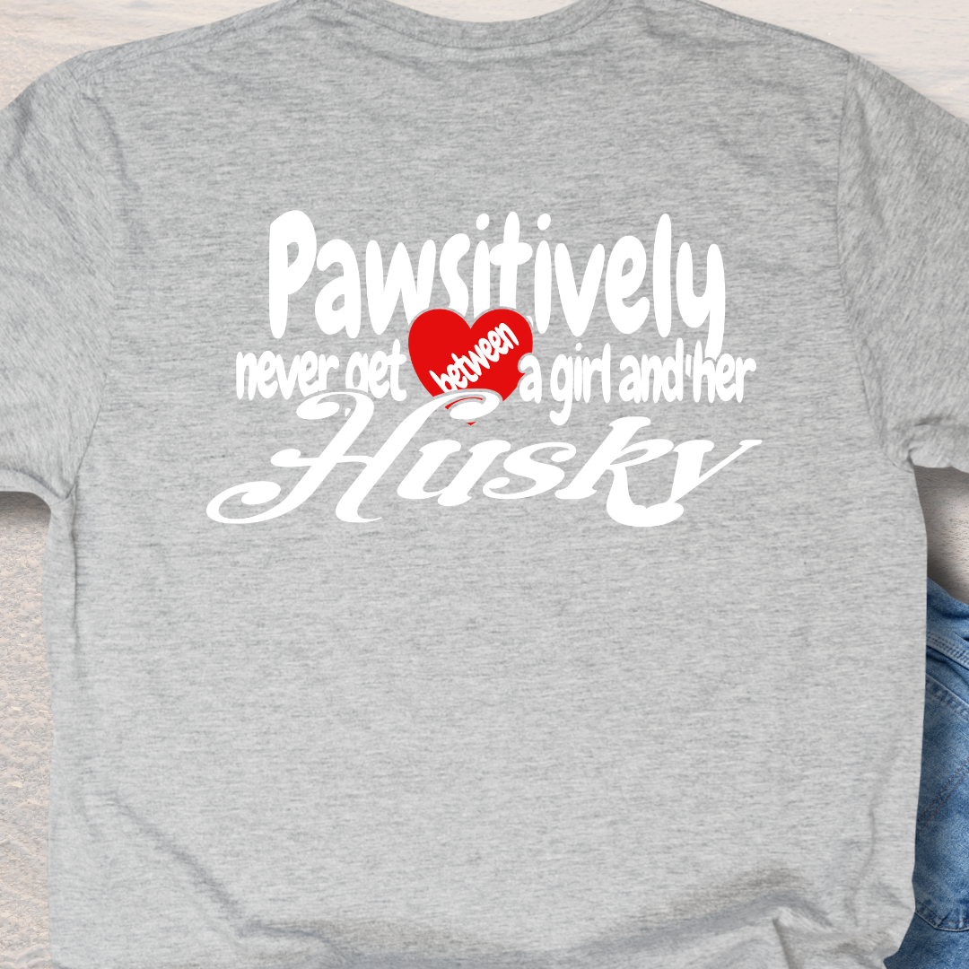 A Girl & Her Husky T-Shirt