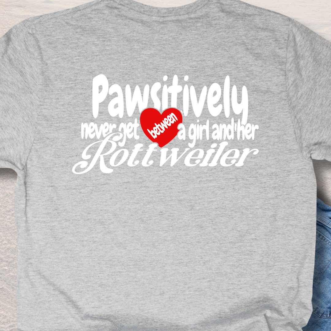 A Girl & Her Rottweiler T-Shirt