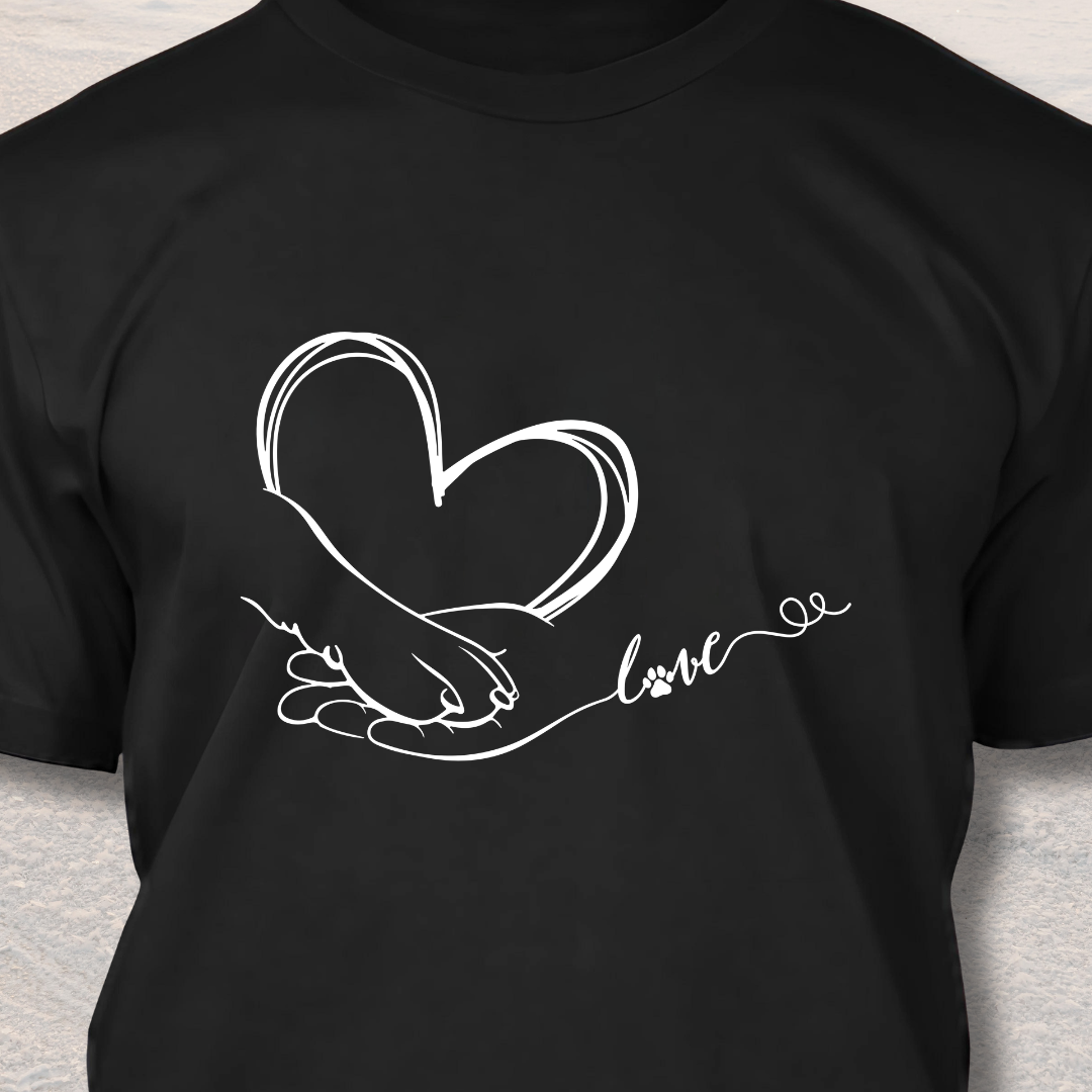 Hands of Love - Dog Lover T-Shirt