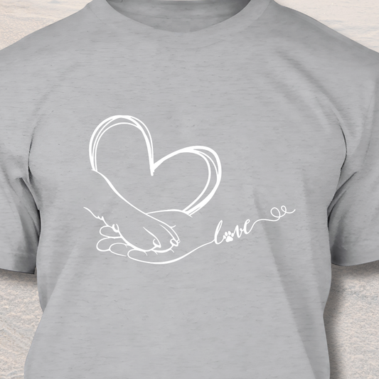 Hands of Love - Dog Lover T-Shirt