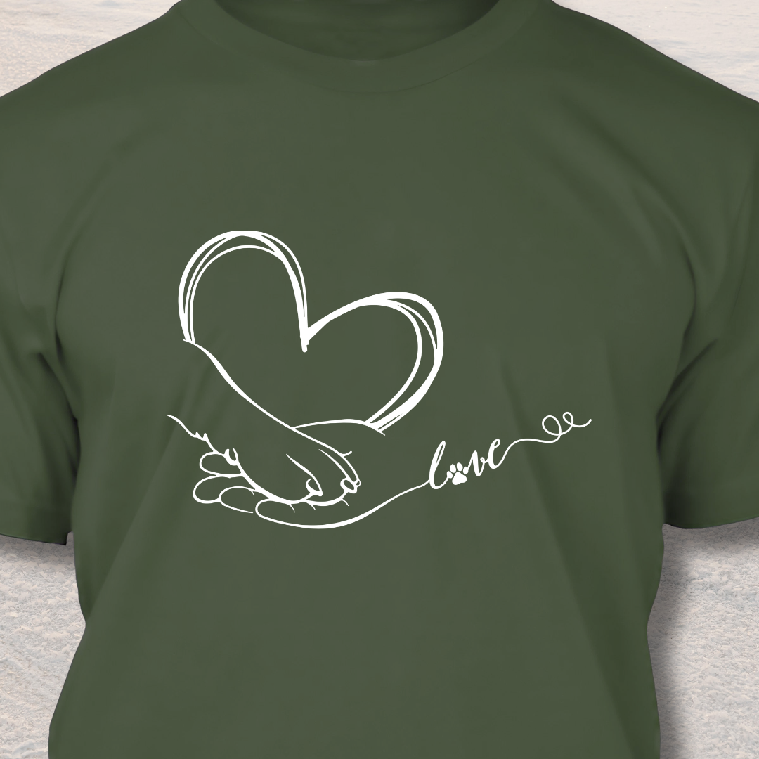 Hands of Love - Dog Lover T-Shirt