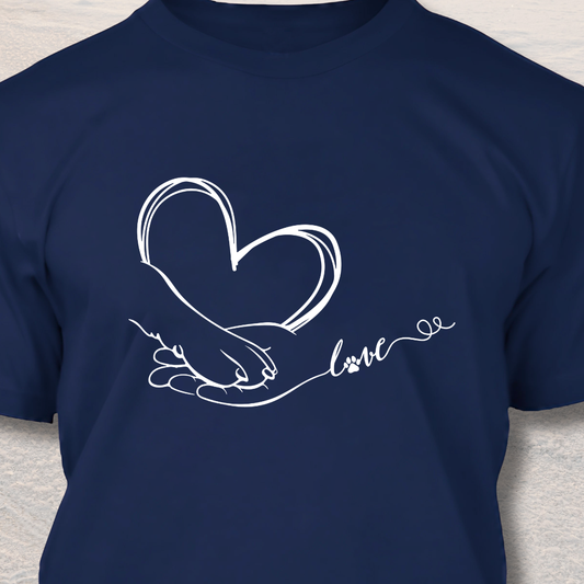 Hands of Love - Dog Lover T-Shirt