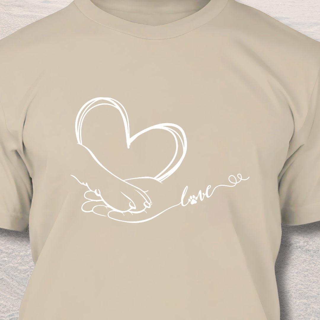 Hands of Love - Dog Lover T-Shirt