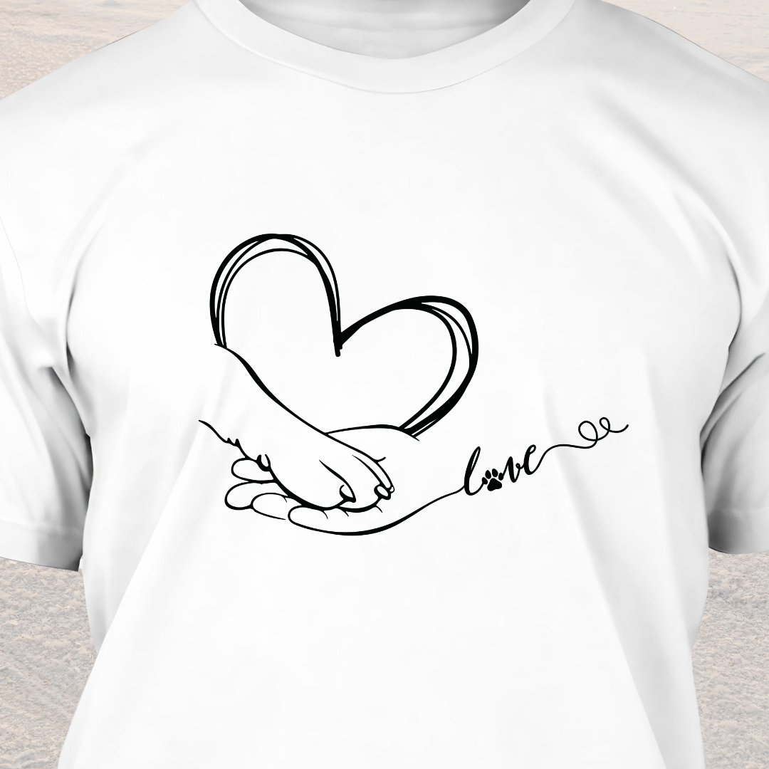 Hands of Love - Dog Lover T-Shirt