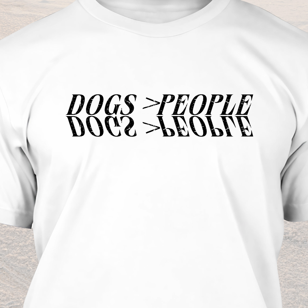 More Dogs - Less People - Funny Dog Lover T-Shirt