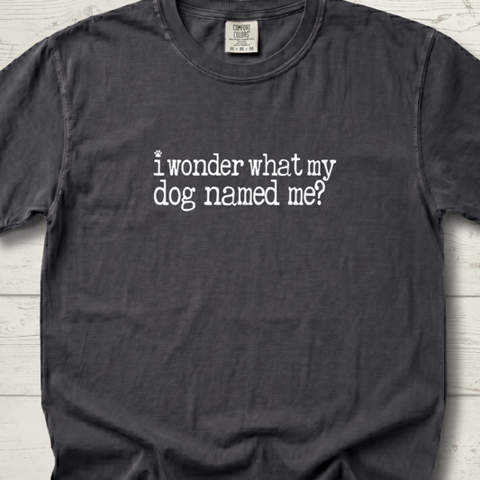 I Wonder What My Dog Named Me?
