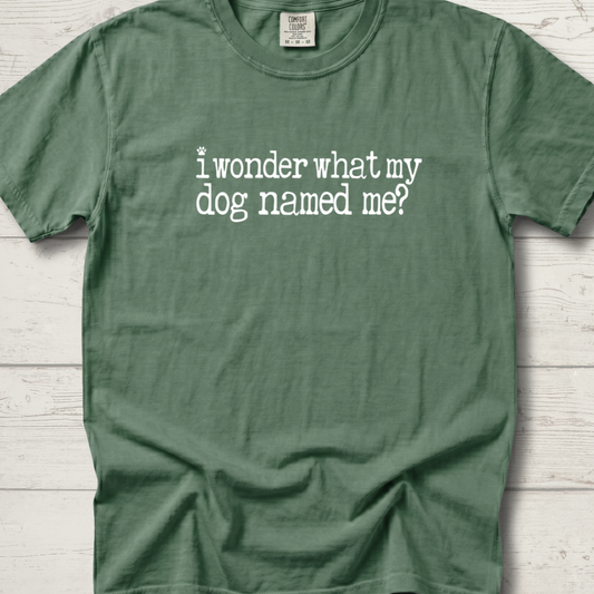 I Wonder What My Dog Named Me?