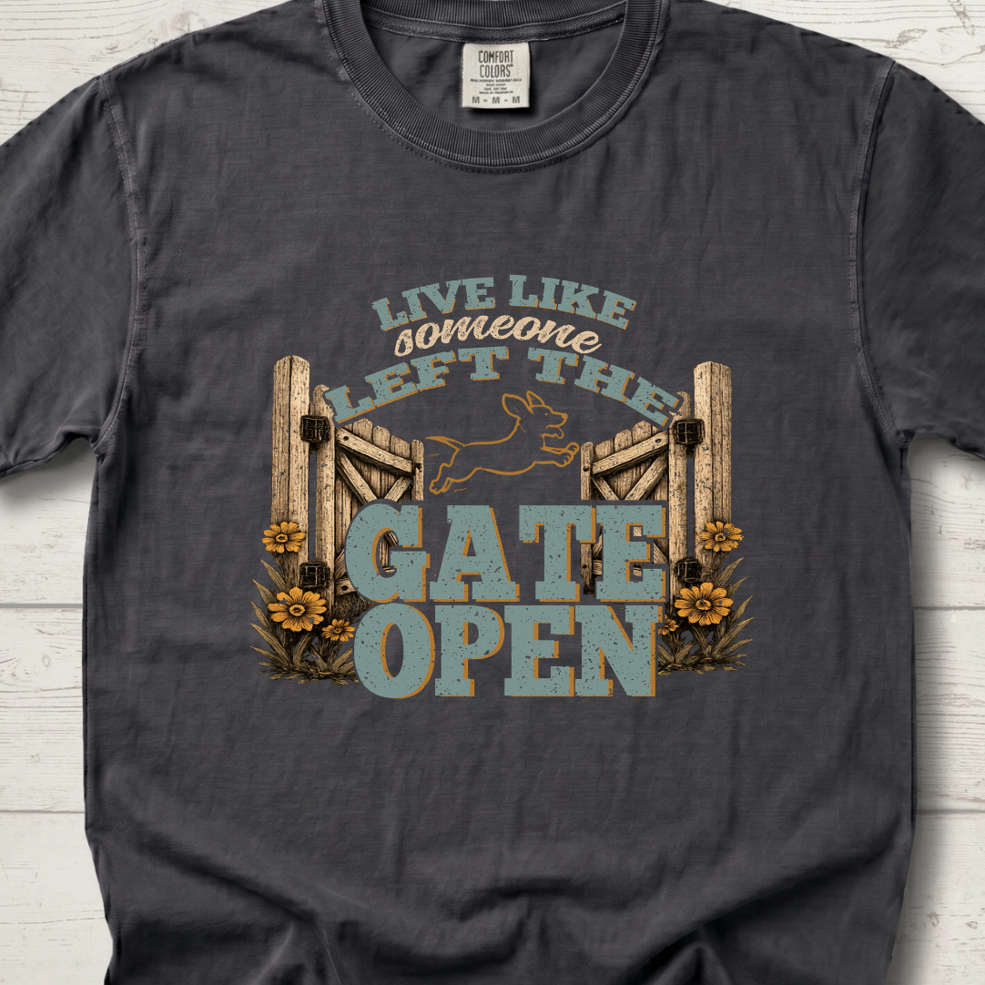 Live Like Someone Left The Gate Open