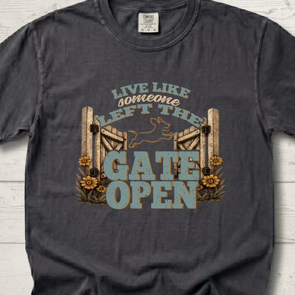 Live Like Someone Left The Gate Open