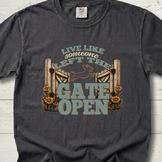 Live Like Someone Left The Gate Open