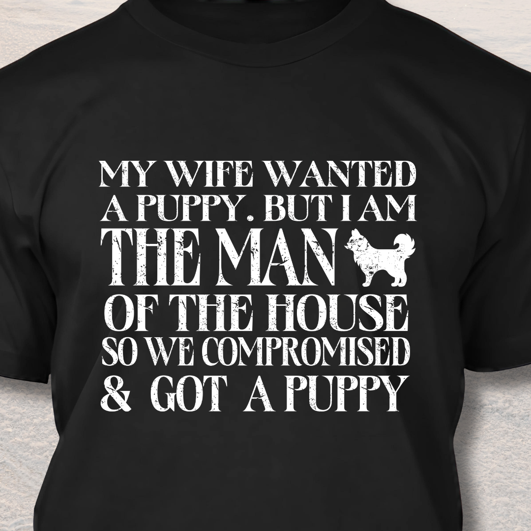 I am the Man of the House Dog T-Shirt