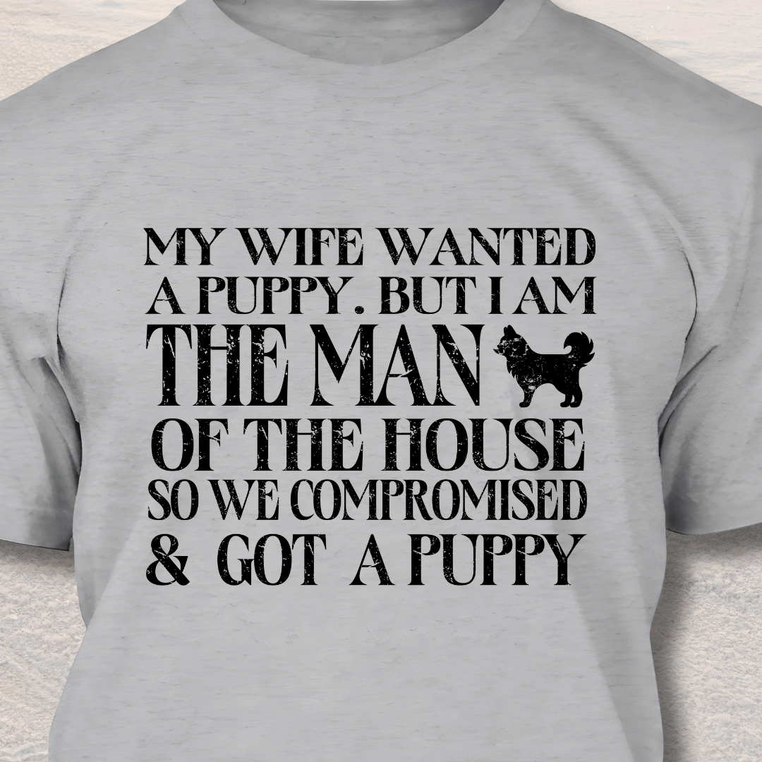 I am the Man of the House Dog T-Shirt