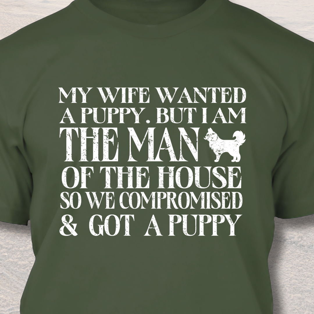 I am the Man of the House Dog T-Shirt