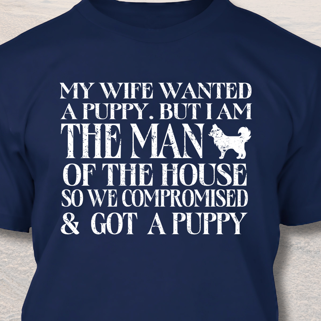 I am the Man of the House Dog T-Shirt