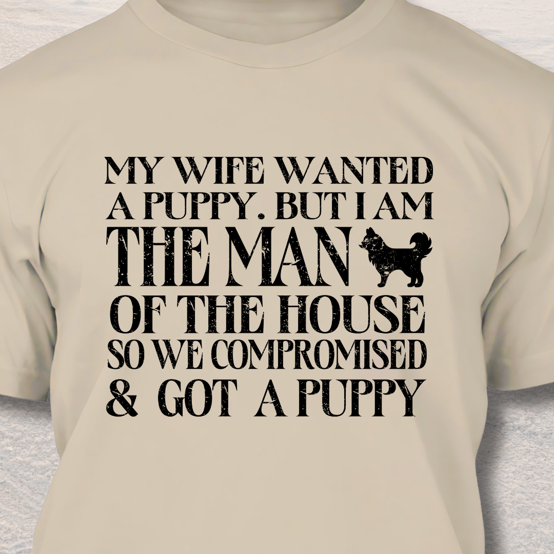 I am the Man of the House Dog T-Shirt