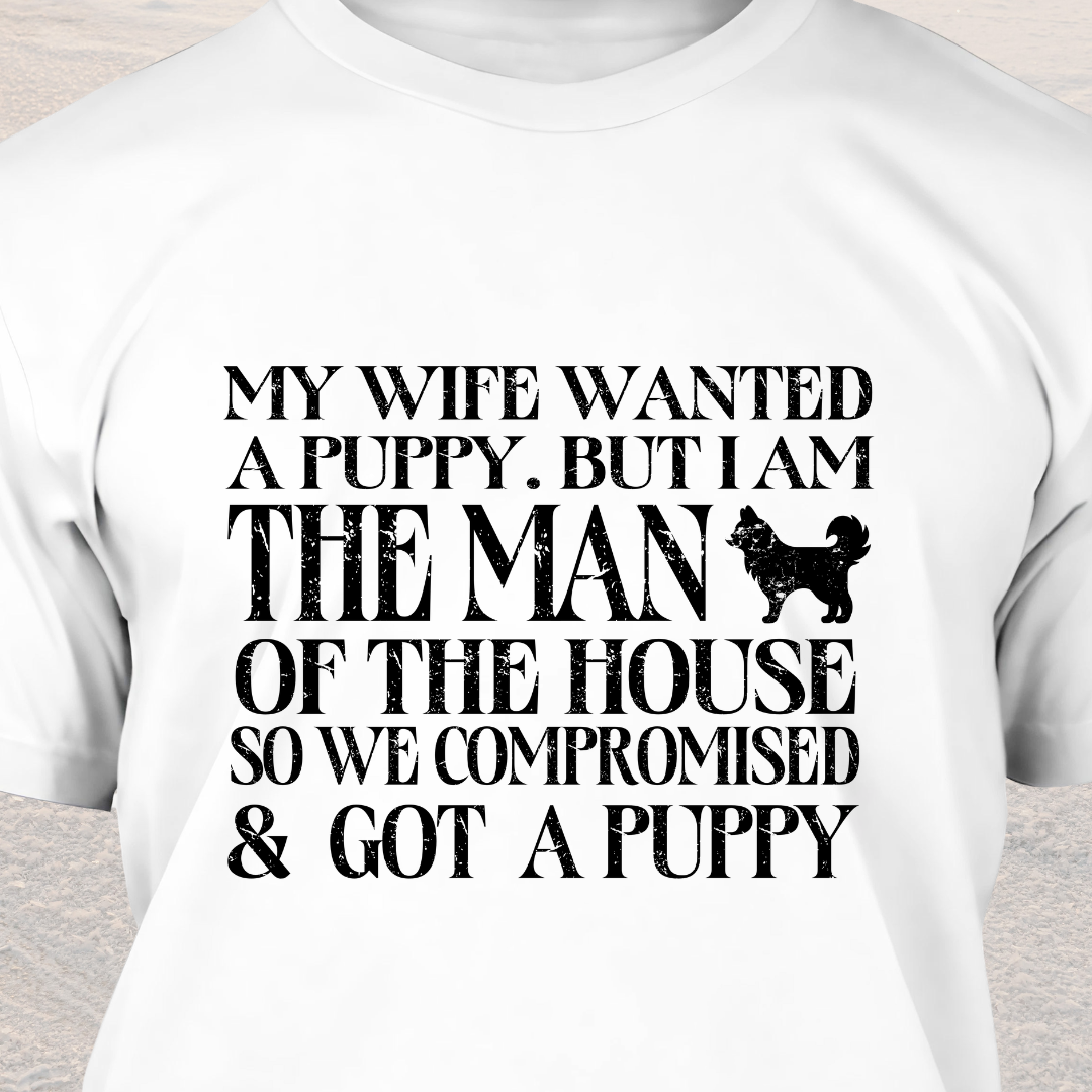 I am the Man of the House Dog T-Shirt