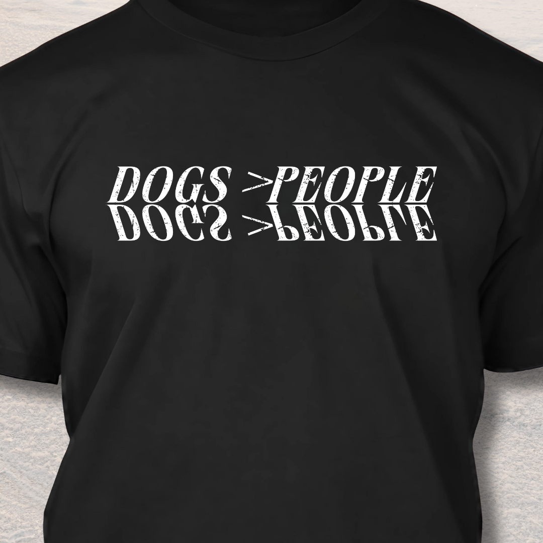 More Dogs - Less People - Funny Dog Lover T-Shirt