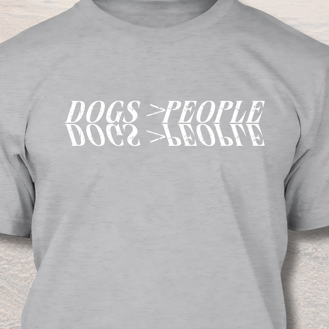 More Dogs - Less People - Funny Dog Lover T-Shirt