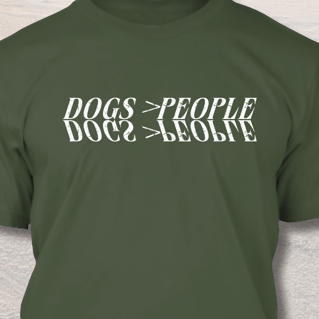 More Dogs - Less People - Funny Dog Lover T-Shirt