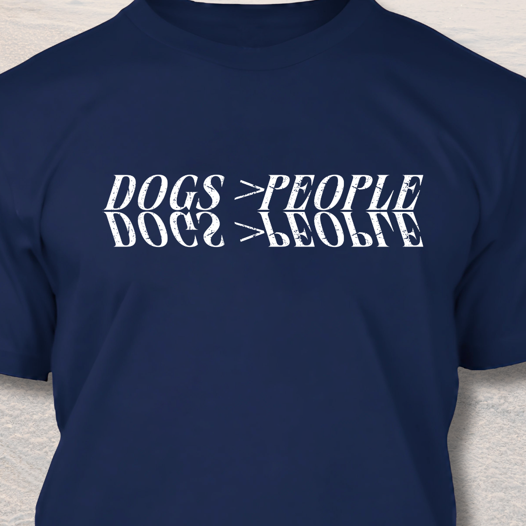 More Dogs - Less People - Funny Dog Lover T-Shirt