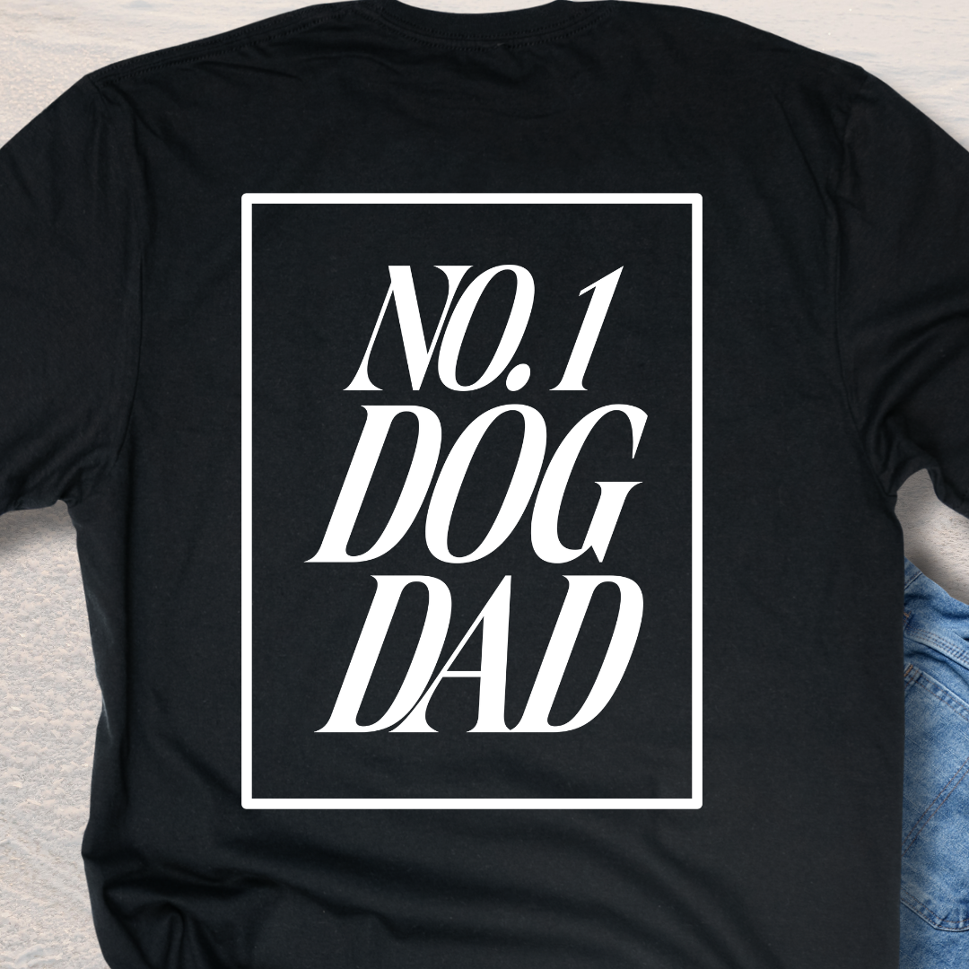 No.1 Dog Dad T-Shirt
