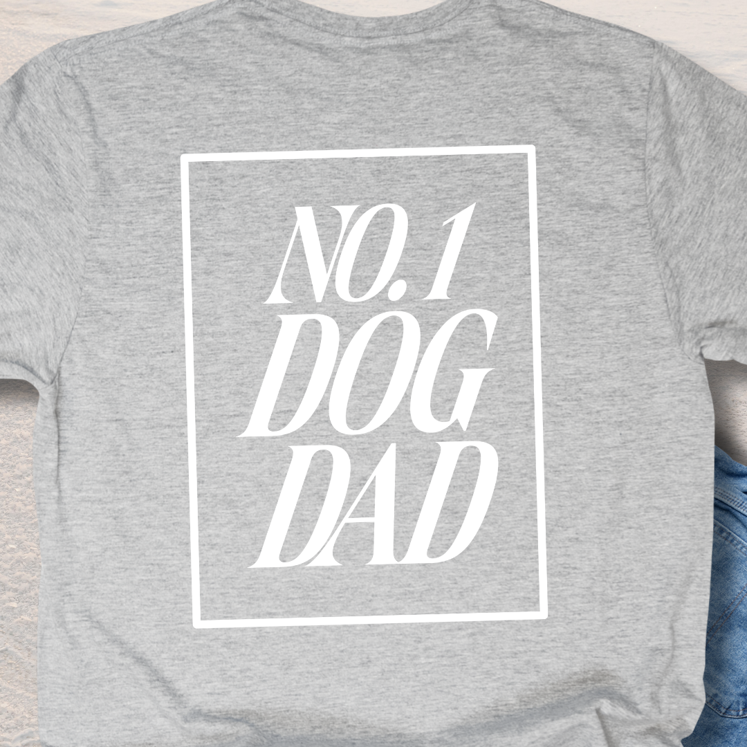 No.1 Dog Dad T-Shirt