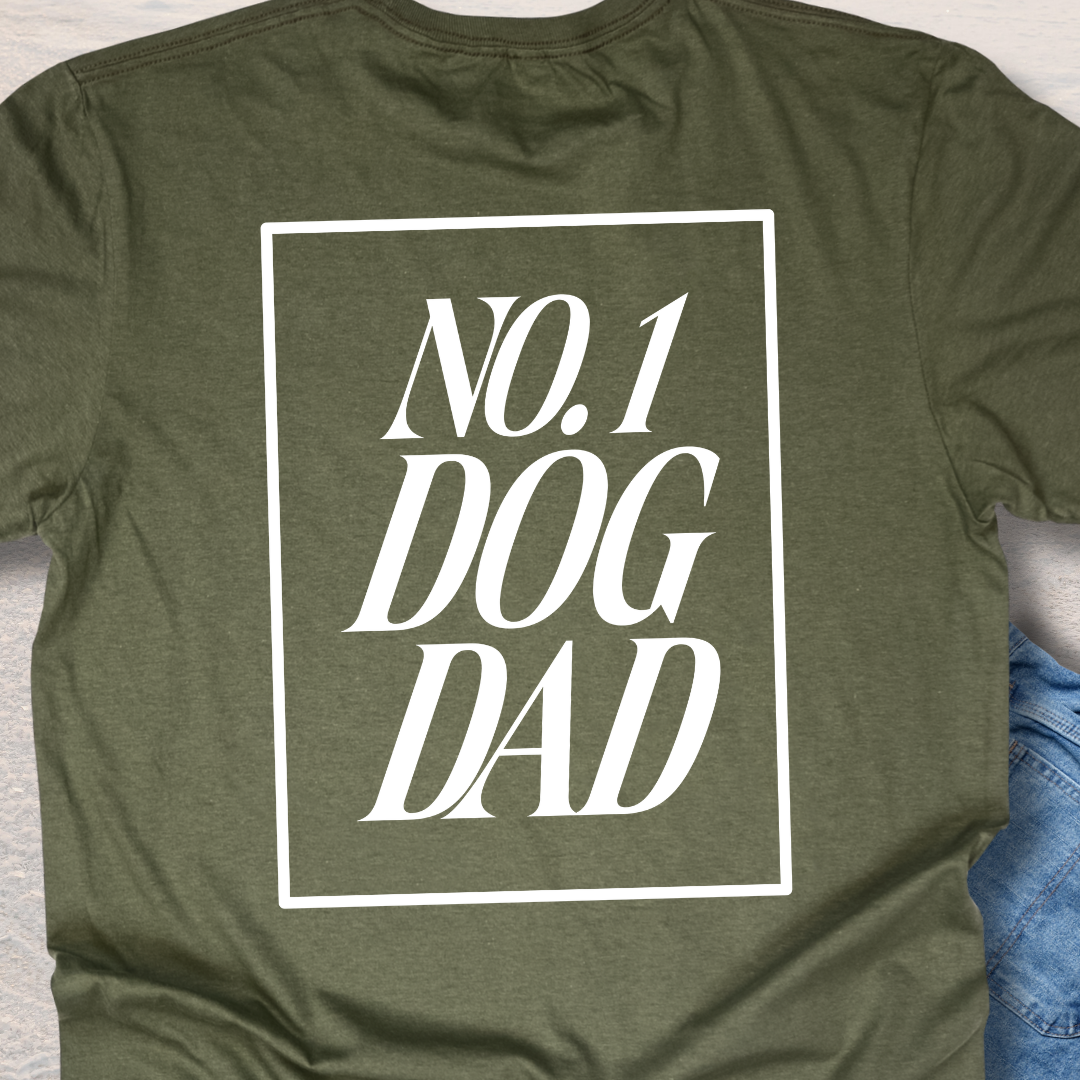 No.1 Dog Dad T-Shirt