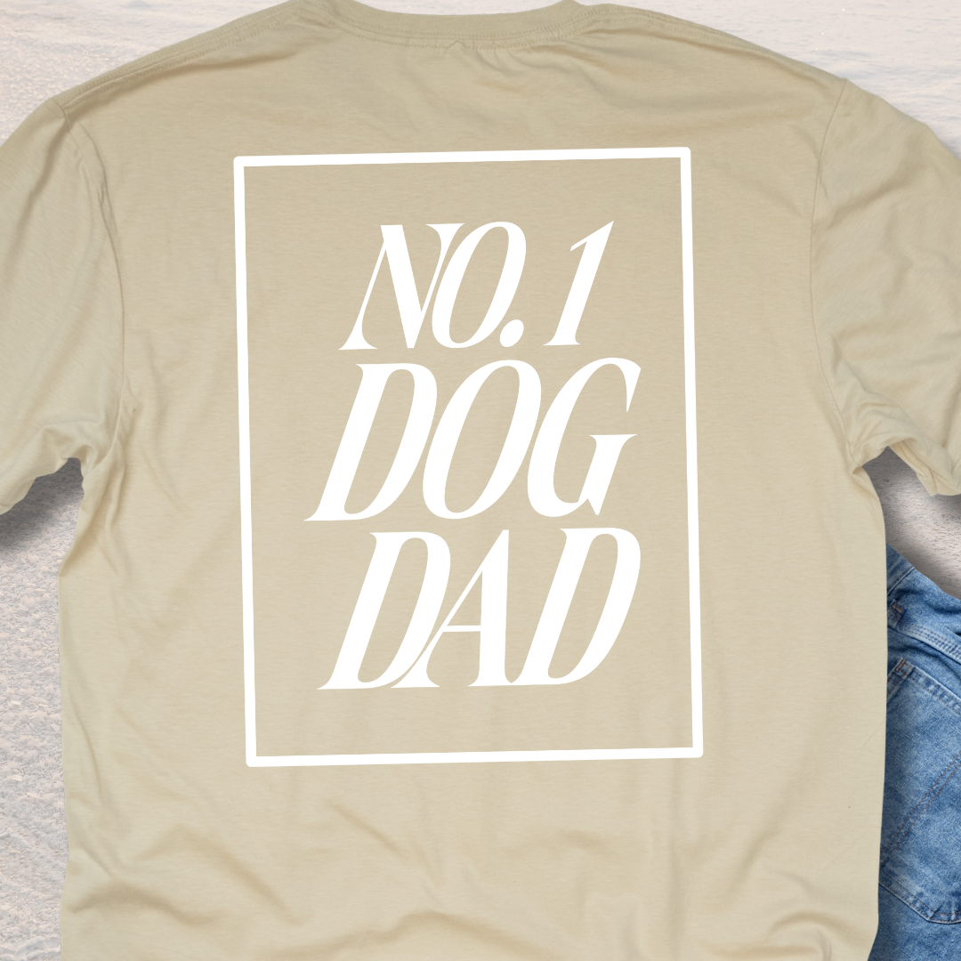 No.1 Dog Dad T-Shirt